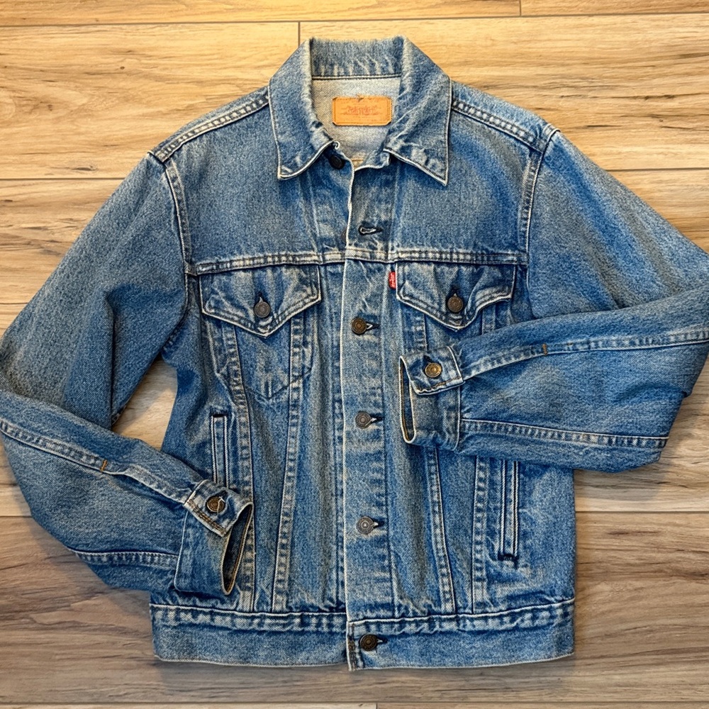 Levi’s Vintage 70506 Denim Jacket USA Made 80s Faded Trucker